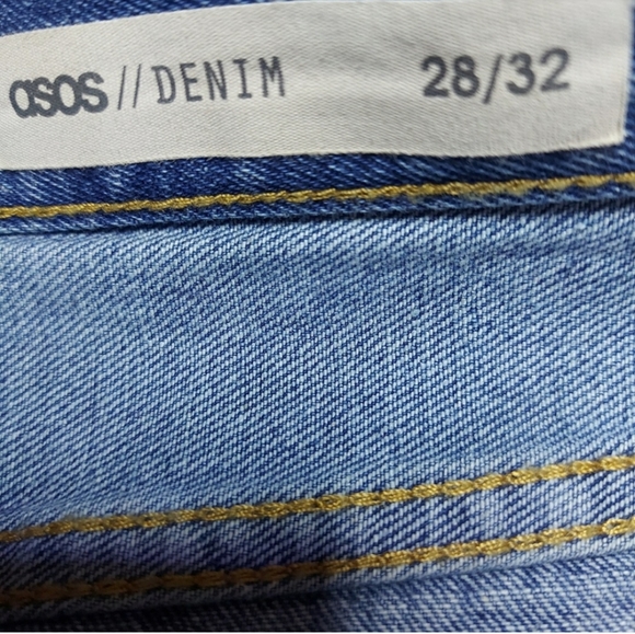 ASOS Florence Embroidered Raw Hem Jeans - Picture 8 of 9